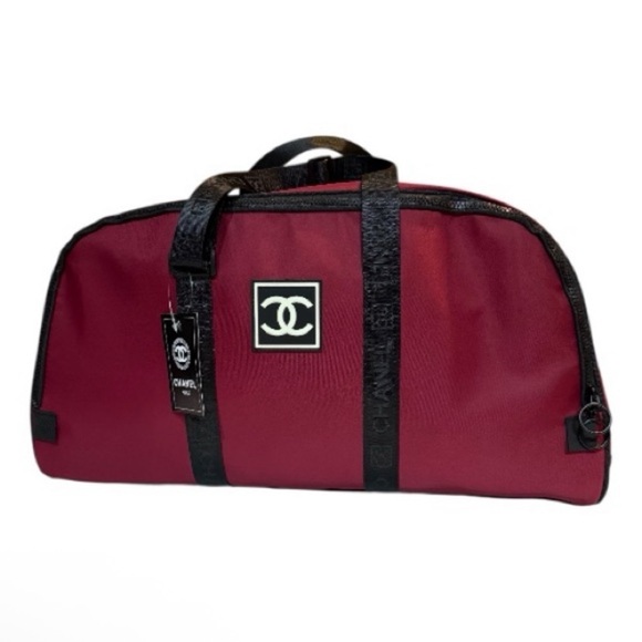 CHANEL Burgundy VIP Travel Duffle Bag GWP - Picture 2 of 10